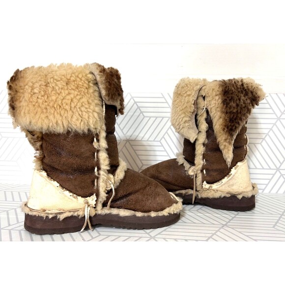 Malibu Cowboy Handmade by Phil USA Boots Size 8 Sherling Birkenstock Outsole - Picture 4 of 16